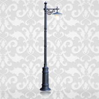 Aluminium with PC diffuser street lamp