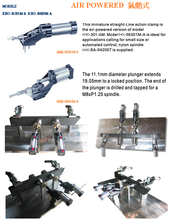 Pneumatic Power Clamps