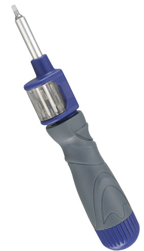 Quick-Shot Screwdriver (12-In-1 Revolver-Type Quick-Change Screwdriver)