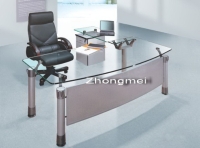 office desk, boss desk, executive desk, glass desk