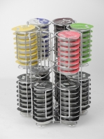 Tassimo Coffee Capsules Rack With Rotating Function Rotating coffee capsules rack