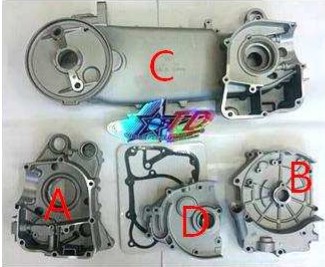 GY6, LONG Engine case GY6, LONG Engine case