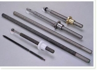 Thread-rolled screws and chrome-plated shafts