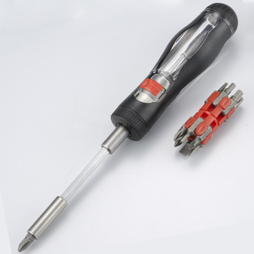 13-in-1 Incrementally-adjustable Telescopic Ratchet Driver Set