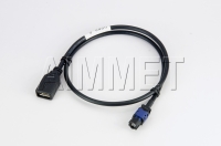 HSDaimmet® ST.F. CRIMP+AI1281288+USB 2.0(TYPE A) F. W/SHIELD