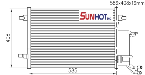 Audi A4 - CAD003 - 散热片 Audi A4 - CAD003 - 散热片