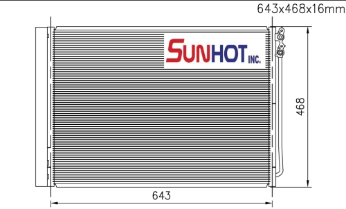 BMW 7 SERIES - CBW012 - Condenser