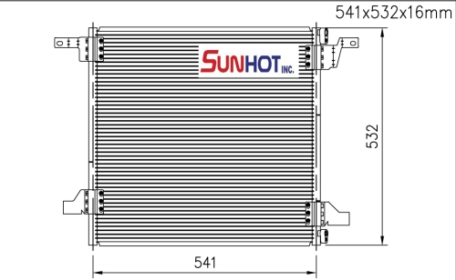 Mercedez Benz  M-CLASS - CBZ021 - Condenser Mercedez Benz  M-CLASS - CBZ021 - Condenser