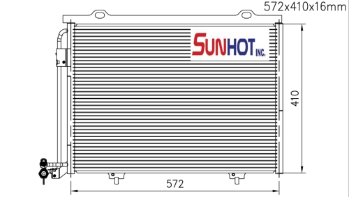 Mercedez Benz C-CLASS - CBZ025 - Condenser