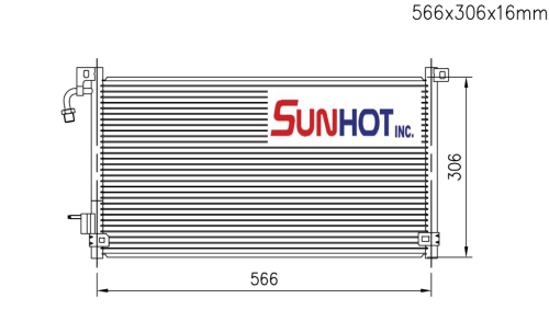Citroen SAXD - CCT004 - Condenser Citroen SAXD - CCT004 - Condenser