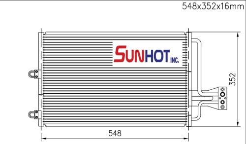 Citroen XANTIA - CCT005 - Condenser