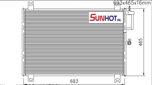 Chevrolet CV ENCOY - CCV013 - Condenser