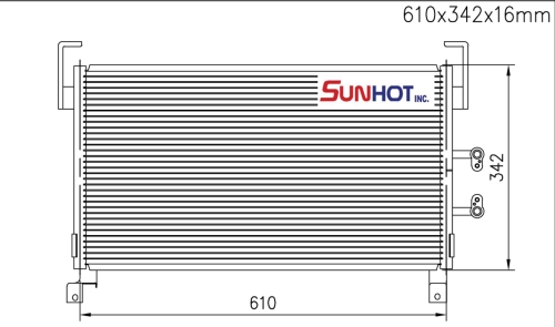 Dodge NEON - CDG011 - Condenser Dodge NEON - CDG011 - Condenser