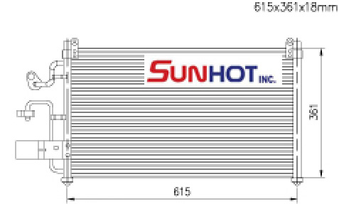 Daewoo LEGANZA - CDW001 - Condenser
