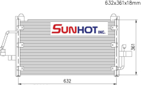 Daewoo NUBIRA 2 - CDW004 - Condenser