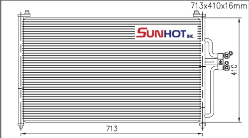 Ford FSCAPE 2.0/3.0 - CFD025 - Condenser