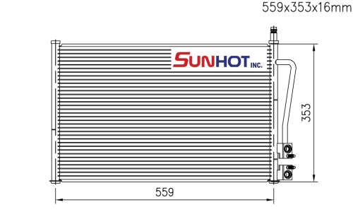 Ford FIESTA - CFD036 - Condenser