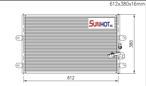 Ford BA - CFD037 - Condenser Ford BA - CFD037 - Condenser