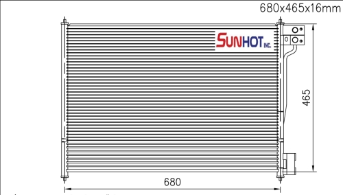Ford OIL - CFD042 - Condenser Ford OIL - CFD042 - Condenser