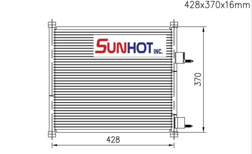 Ford KA - CFD048 - Condenser
