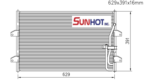 Ford FALCON - CFD051 - Condenser Ford FALCON - CFD051 - Condenser
