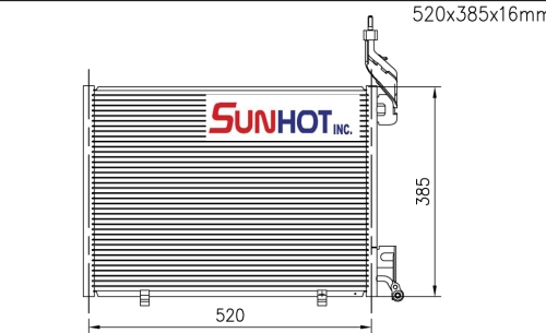 Ford FOMOCO - CFD056 - Condenser Ford FOMOCO - CFD056 - Condenser