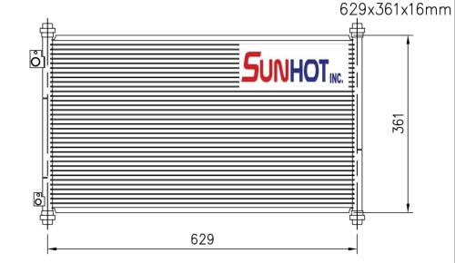 Honda V6 - CHD018 - Condenser