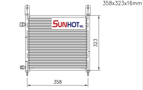 Honda LIFE - CHD027 - Condenser Honda LIFE - CHD027 - Condenser