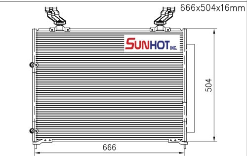 Honda MX - CHD035 - Condenser