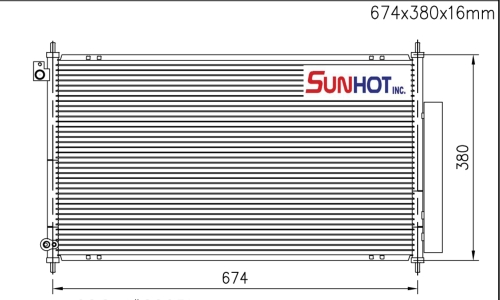Honda TSX - CHD036 - 散热片