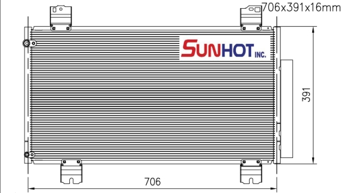 Honda SUBCOOL - CHD055 - 散热片