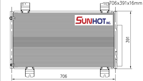 Honda SUBCOOL - CHD055 - 散熱片