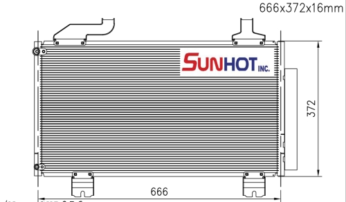 Honda SUBCOOL - CHD056 - 散熱片