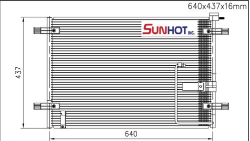 Holden COMNODORE - CHL003 - Condenser