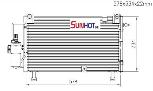 Isuzu RODEO 2.4 D-MAX - CIZ008 - Condenser