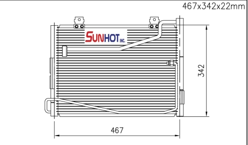 Isuzu ELF - CIZ009 - Condenser Isuzu ELF - CIZ009 - Condenser