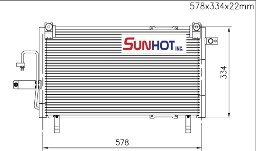 Isuzu PETROL - CIZ014 - Condenser Isuzu PETROL - CIZ014 - Condenser