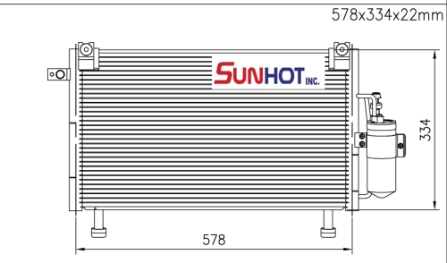 Isuzu D-MAX - CIZ016 - Condenser