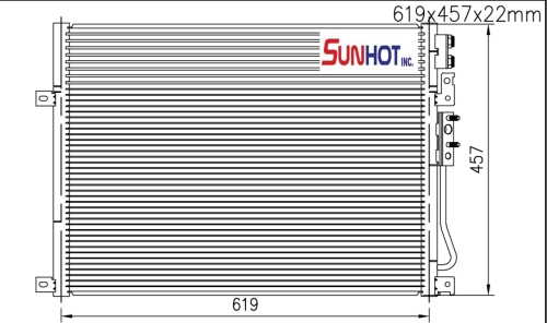 Jeep COMMANDER - CJP013 - 散热片
