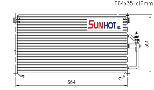 Mitsubishi GALANT - CMB025 - 散热片