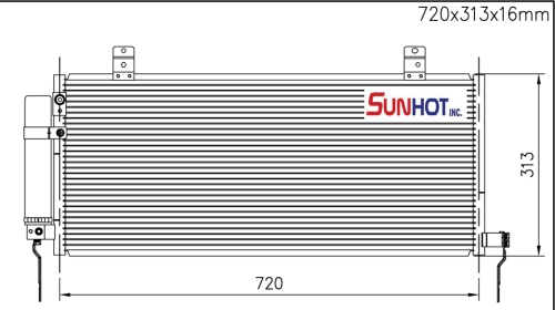 Mitsubishi ECLIPSE + L - CMB041 - Condenser