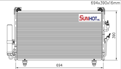 Mitsubishi OUTLANDER + L/T - CMB044 - 散熱片