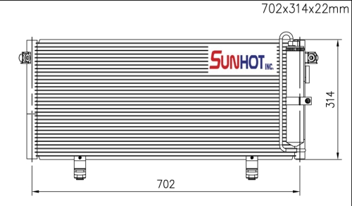 Mitsubishi PAJERO - CMB051 - Condenser