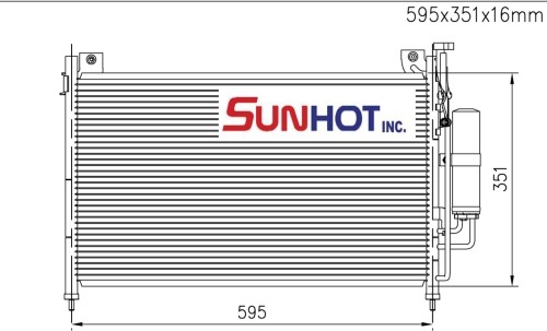 Mazda M2 - CMZ019 - 散熱片