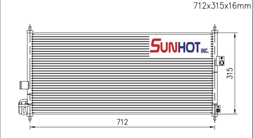 Nissan N16 - CNS020 - Condenser