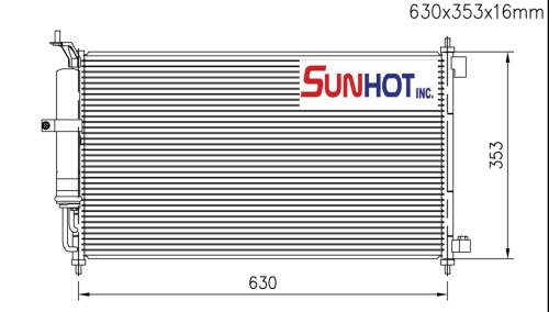 Nissan TIEDA - CNS045 - 散熱片
