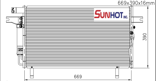 Nissan OX4-3.5L - CNS051 - 散熱片