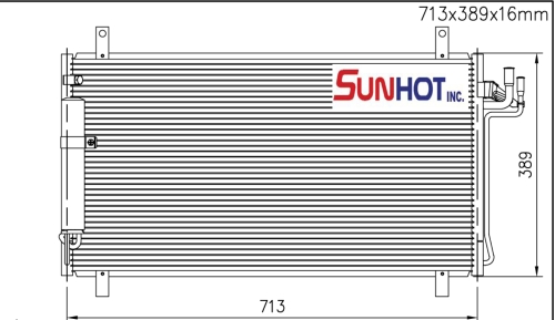 Nissan SKYLINE - CNS058 - Condenser