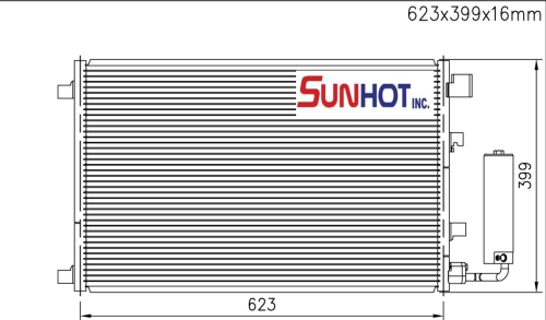 Nissan QASHGAI - CNS067 - Condenser Nissan QASHGAI - CNS067 - Condenser