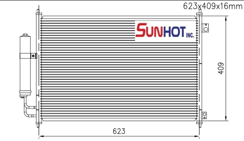 Nissan TRIAL T31 W - CNS074 - Condenser Nissan TRIAL T31 W - CNS074 - Condenser